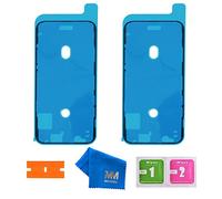 MMOBIEL 2X Adesivo Adesivo Impermeabile pretagliato Compatibile con iPhone 11 PRO - 5.8 inch Nero per Il Telaio del Display LCD incl. Kit di Strumenti