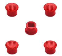 MMOBIEL 5 pezzi Rubber TrackPoint Tastiera in gomma Red Cap con cupola morbida e puntatore per il portatile Lenovo ThinkPad X/T/E/S/L/P/Yoga Series