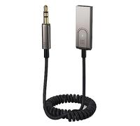 MMOBIEL Adattatore AUX Bluetooth USB - Ricevitore Bluetooth per Auto da 3,5 mm - Adattatore AUX BT - USB-A a jack da 3,5 mm con Microfono Ricevitore Wireless per Musica e Chiamate in Vivavoce
