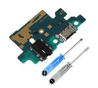MMOBIEL Connettore di ricarica compatibile con Samsung Galaxy A40 2019, connettore USB C, con jack audio/microfono/antenna di ricambio - INCL. cacciaviti