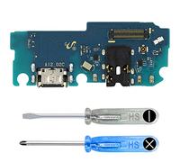 MMOBIEL Connettore Dock Compatibile con Samsung Galaxy A12 / M12-6.5 inch - Presa di Ricarica USB C - Audio Jack/Microfono/Antenna di Ricambio - incl. Cacciaviti