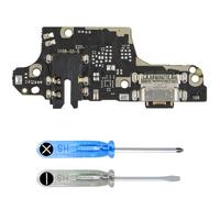 MMOBIEL Connettore Dock Compatibile con Xiaomi Poco X3 NFC 2020 - Presa di Ricarica USB C - Audio Jack/Microfono/Antenna di Ricambio - incl. Cacciaviti