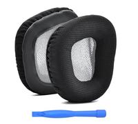 MMOBIEL Cuscinetti Auricolari di Ricambio per Corsair Void Elite Wireless/PRO/SE/Surround/Elite/Void, Wired & Wireless RGB Gaming Headset Cuffie Mesh Fabric Cuscinetti - Padiglioni Cuffie