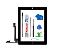 MMOBIEL Digitizer compatibile con iPad 4 (Nero) 9.7 Pollici 2012 Assemblaggio schermo tattile touchscreen frontale Incl kit attrezzi