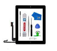 MMOBIEL Digitizer Compatibile con iPad 4 (Nero) 9.7 Pollici 2012 Assemblaggio Schermo tattile Touchscreen Frontale incl Kit Attrezzi