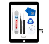 MMOBIEL Digitizer compatibile con iPad 5 2017 (nero) display touch screen da 9,7 pollici, con attrezzi inclusi
