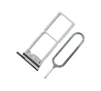 MMOBIEL Doppia Sostituzione del Supporto del Vassoio della Scheda SIM Compatibile con Samsung Galaxy Z Fold 5 5G - incl. Guarnizione in Gomma e Sim Pin - Nero