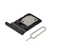 MMOBIEL Doppia Sostituzione del Supporto del Vassoio della Scheda SIM Compatibile con Samsung Galaxy A54 5G - incl. Guarnizione in Gomma e Sim Pin - Nero