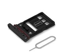 MMOBIEL Doppio Vassoio Carta SIM Compatibile con Huawei P30 Pro 2019 - Porta Scheda SIM - Inclusa guarnizione di gomma e Sim Pin - Nero
