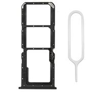 MMOBIEL Doppio Vassoio Carta SIM Compatibile con Oppo A53s 6.5 inch 2020 - Porta Scheda SIM incl Il Pin della SIM - Nero