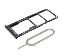 MMOBIEL Doppio Vassoio Carta SIM Compatibile con Samsung Galaxy A13 4G - 6.6 inch - 2022 - Porta Scheda SIM - incl Il Pin della SIM - Nero