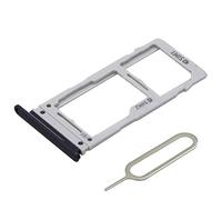 MMOBIEL Doppio Vassoio Carta SIM Compatibile con Samsung Galaxy S10e 2019 - Porta Scheda SIM incl Il Pin della SIM - Nero