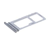 MMOBIEL Doppio Vassoio Carta SIM Compatibile con Samsung Galaxy S20 / S20 5G - Porta Scheda SIM - Inclusa guarnizione di gomma e Sim Pin - Grigio
