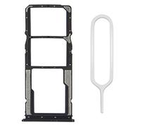 MMOBIEL Doppio Vassoio Carta SIM Compatibile con Xiaomi Redmi 8 2019 - Porta Scheda SIM Incl il pin della SIM - Nero