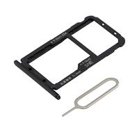 MMOBIEL Doppio Vassoio SIM Compatibile con Huawei Mate 20 Lite 2018 - Porta Scheda Incl il Pin - Nero