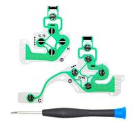 MMOBIEL Flex Ribbon Sostituzione della tastiera a pellicola conduttiva del nastro flessibile per il controller PlayStation PS4 Dualshock 4 JDS-030 Incl (+) cacciavite