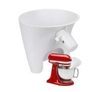 MMOBIEL - Imbuto per farina KitchenAid 4,5 - 5 Quart frullatore a testa inclinata, serie Artisan & Classic - inserto anti-spruzzo, mani libere, robusto, per ingredienti secchi e liquidi, lavabile in