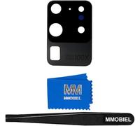 MMOBIEL Lente in Vetro per Fotocamera Posteriore Compatibile con Samsung Galaxy S20 Ultra 2020 Vetro Fotocamera con Doppio Lato Adesivo Pinze e Panno Incluso
