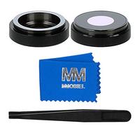 MMOBIEL Lente Vetro Fotocamera Postiore di Ricambio Compatibile con iPhone XR - 6.1 inch - 2018 - con Adesivo - Incl. pinzette e stoffa - Nero