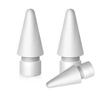 MMOBIEL Punte per Matita Compatibili con Apple Pencil di 1a e 2a Generazione - 3 Pezzi - Punte di Ricambio Compatibili con Apple Pencil - Pennini iPencil - Bianco