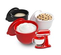 MMOBIEL - Rivestimento in silicone per mixer KitchenAid da 4,5 - 5 litri, con testa inclinabile, serie Artisan & Classic, inserto in silicone extra spesso, 3 pezzi, ad alta densità, resistente al