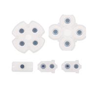 MMOBIEL Set di Cuscinetti conduttivi in Gomma di Silicone per Controller Playstation 4 Dualshock 4 JDS030 / 040 incl. (+) giravite