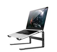 MMOBIEL Supporto Alto per Laptop - Supporto Ventilato per Laptop da 10 a 18 Pollici - Universale da Scrivania Compatibile con MacBook, ASUS, Acer e Altro - Alluminio Nero