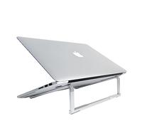 MMOBIEL Supporto PC Portatile Pieghevole - Supporto per Laptop da 10 a 18 pollici - Ventilato per Laptop Universale da Scrivania Compatibile con MacBook, ASUS, Acer e altro - Alluminio