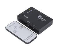 MMOBIEL Switch 3 in 1 HDMI Full HD 1080p 12Bit Colori Profondi 3-Porte Intelligenti Compatibile con 4K Ultra HDMI Port incl. Telecomando IR