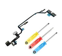 MMOBIEL Tasto Power/Volume Pulsante Compatibile con iPhone XR - 6.1 inch - 2018 - Power On off Button/Controllo Volumo Cavo Flessibile di Ricambio - incl Tasto Mute, Flash, Microfono e Cacciaviti