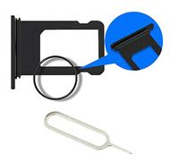 MMOBIEL Vassio Supporto per Carta SIM Compatibile con iPhone SE 2022 / SE 2020/8 4.7 inch (Nero) incl Sim Pin