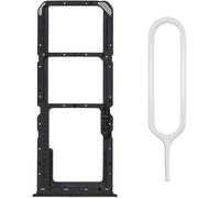 MMOBIEL Vassoio Carta Dual SIM Compatibile con Oppo A52 2020 - Porta Scheda Incl il Pin - Nero