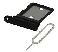 MMOBIEL Vassoio Carta SIM Compatibile con Google Pixel 4a / 4a 5G 2020 - Porta Scheda SIM - Inclusa Guarnizione di Gomma e Sim Pin - Nero