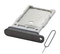 MMOBIEL Vassoio Porta Scheda Dual SIM Compatibile con Samsung Galaxy S24 Ultra - Sostituzione Supporto Scheda Doppia SIM - Porta SIM - incl. Estrattore SIM e Anello di Gomma Impermeabile - Nero