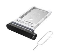 MMOBIEL Vassoio Porta Scheda Dual SIM Compatibile con Samsung Galaxy S25 / S25 Plus - Sostituzione Supporto Scheda Doppia SIM - incl. Estrattore e Anello di Gomma Impermeabile - Blueblack