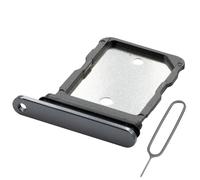 MMOBIEL Vassoio Porta Scheda SIM Compatibile con Google Pixel 8 PRO - Sostituzione Supporto Scheda SIM - Porta SIM - incl. Estrattore SIM e Anello di Gomma Impermeabile - Nero