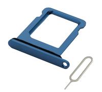MMOBIEL Vassoio Porta Scheda SIM Compatibile con iPhone 13 Mini - Sostituzione Supporto Scheda SIM - Porta SIM - incl. Estrattore SIM e Anello di Gomma Impermeabile - Blu