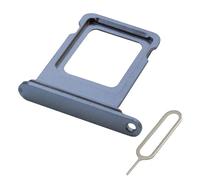 MMOBIEL Vassoio Porta Scheda SIM Compatibile con iPhone 13 Pro/13 PRO Max - Sostituzione Supporto Scheda SIM - Porta SIM - incl. Estrattore SIM e Anello di Gomma Impermeabile - Blu