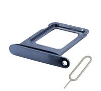 MMOBIEL Vassoio Porta Scheda SIM Compatibile con iPhone 14/14 Plus - Sostituzione Supporto Scheda SIM - Porta SIM - incl. Estrattore SIM e Anello di Gomma Impermeabile - Blu
