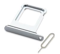 MMOBIEL Vassoio Porta Scheda SIM Compatibile con iPhone 15/15 Plus - Sostituzione Supporto Scheda SIM - Porta SIM - incl. Estrattore SIM e Anello di Gomma Impermeabile - Blu