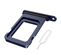 MMOBIEL Vassoio Porta Scheda SIM Compatibile con iPhone 17 PRO / 17 PRO Max - Sostituzione Supporto Scheda SIM - Porta SIM - incl. Estrattore SIM e Anello di Gomma Impermeabile - Blu Profondo