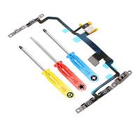 MMOBIEL Volume Control Compatibile con iPhone SE 2020/8 4.7 inch Mute On off Tasto connettore Flex Cable incl. Staffe Metalliche, Microfono e Flash Pre Installed incl. 6X Vito e cacciaviti