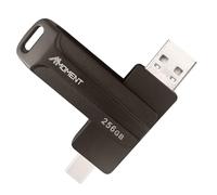 MMOMENT Chiavetta USB C da 256 GB, supporta porta di tipo C di tipo A, chiavetta USB USB-C, unità flash OTG 2 in 1 per Android, iPhone-15-16, unità flash USB, velocità di lettura fino a 150 MB/s
