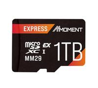 MMOMENT Scheda di memoria micro SD Express da 1 TB per Nintendo Switch 2, scheda micro SD, EX600, PCIe gen3x1, fino a 880 MB/s in lettura e 650 MB/s in scrittura, scheda di memoria da gioco (MM29)