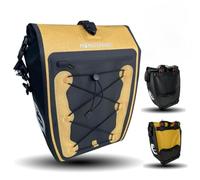MMONSTERANDO - Sacca Bicicletta 2 in 1, Borsa Impermeabile Portabici con Scomparto per Laptop (Giallo)