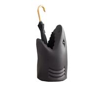 MMOU Portaombrelli Supporto per Bastone da Passeggio Design Moderno E Semplice personalità Unica A Forma di Squalo Decorazione Creativa Secchio per Ombrelli (Color : Black)
