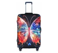 MMSJSBVY Animal Northern Deer - Copertura elastica per bagagli, resistente alla polvere e ai graffi, per bagagli da 45,7 a 81,7 cm, Farfalla Musica, S