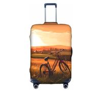 MMSJSBVY Animal Northern Deer - Copertura elastica per bagagli, resistente alla polvere e ai graffi, per bagagli da 45,7 a 81,7 cm, Vista Rurale Tramonto, XL