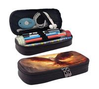 MMSJSBVY Astuccio per matite con erbe e piante erbacee fiorite, grande capacità, resistente, organizer per cancelleria, forniture scolastiche e ufficio, Fantasy Phoenix, Taglia unica, Beauty Case