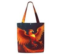 MMSJSBVY Borsa di totalizzatore della spalla della tela di musica astratta, totalizzatore leggero della spesa del poliestere, borsa quotidiana riutilizzabile per lavoro, scuola e drogheria, Arancione